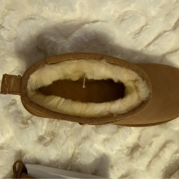 UGG Tan Suede Boots - Picture 3 of 4